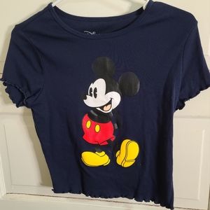 Mickey Mouse Cropped Top Size L